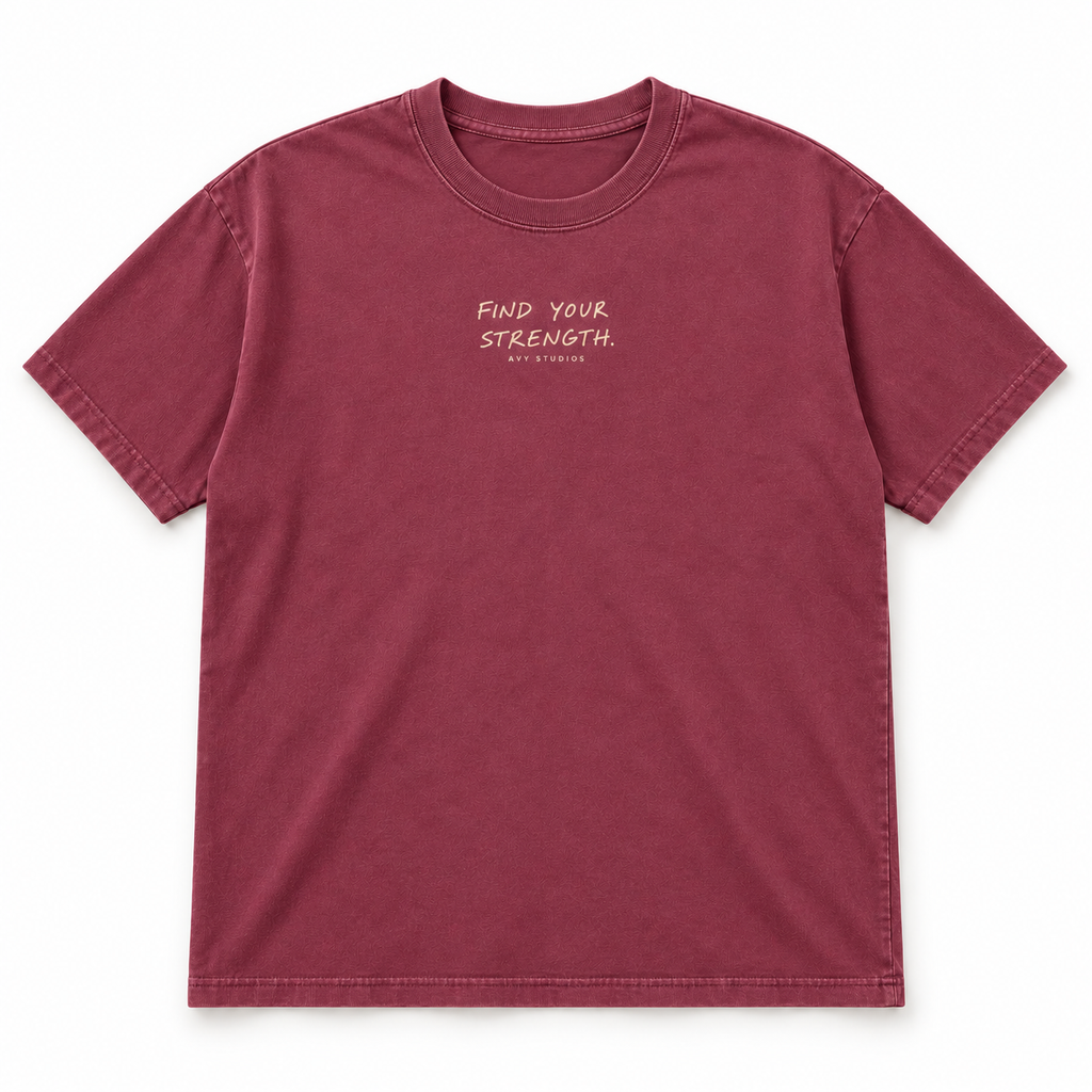 Find Your Strength Tee | AVY Strength Co