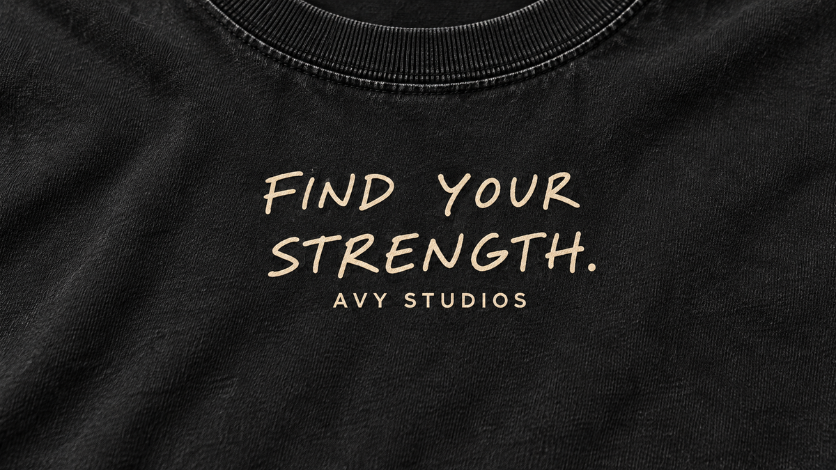 Find Your Strength Tee | AVY Strength Co