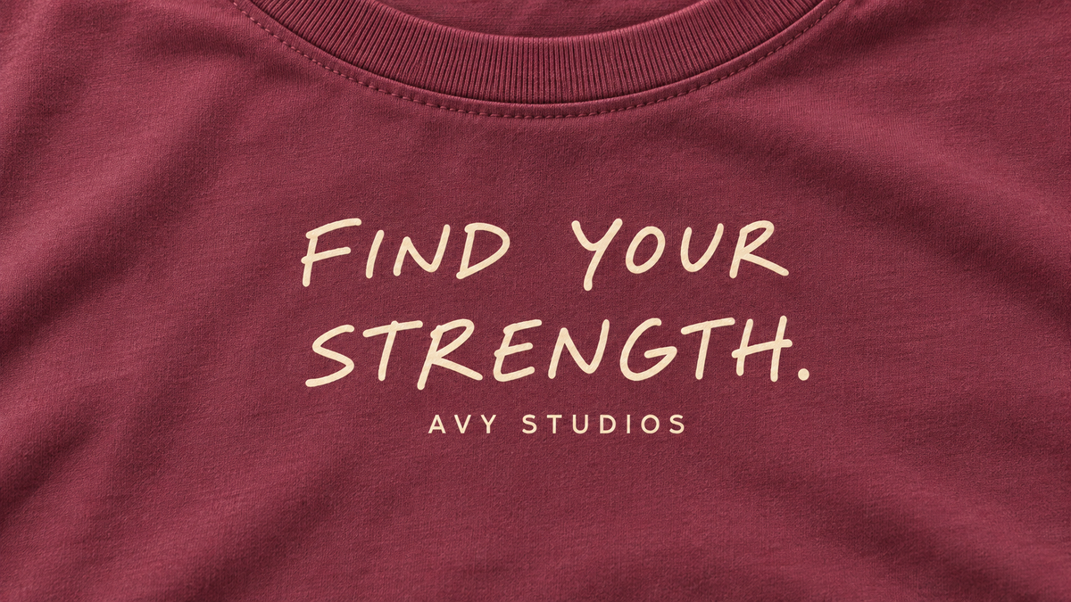 Find Your Strength Tee | AVY Strength Co