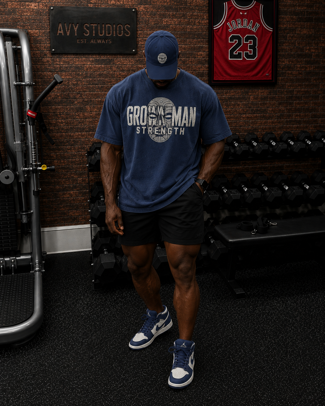 Grown Man Strength – Mask Tee