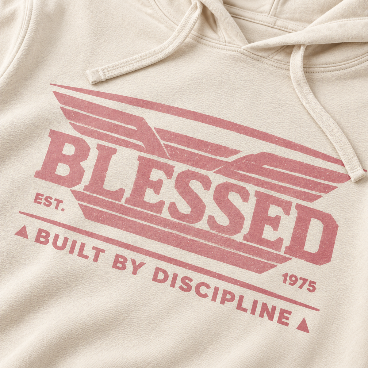 AVY Strength Co. Blessed Lightweight Hoodie | Ivory