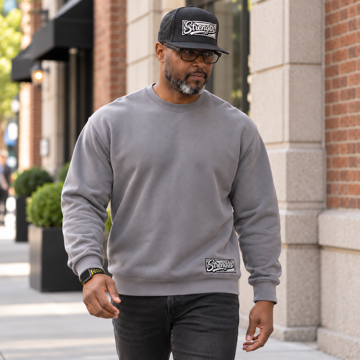 AVY Strength Co. Embroidered Snapback Cap | Black