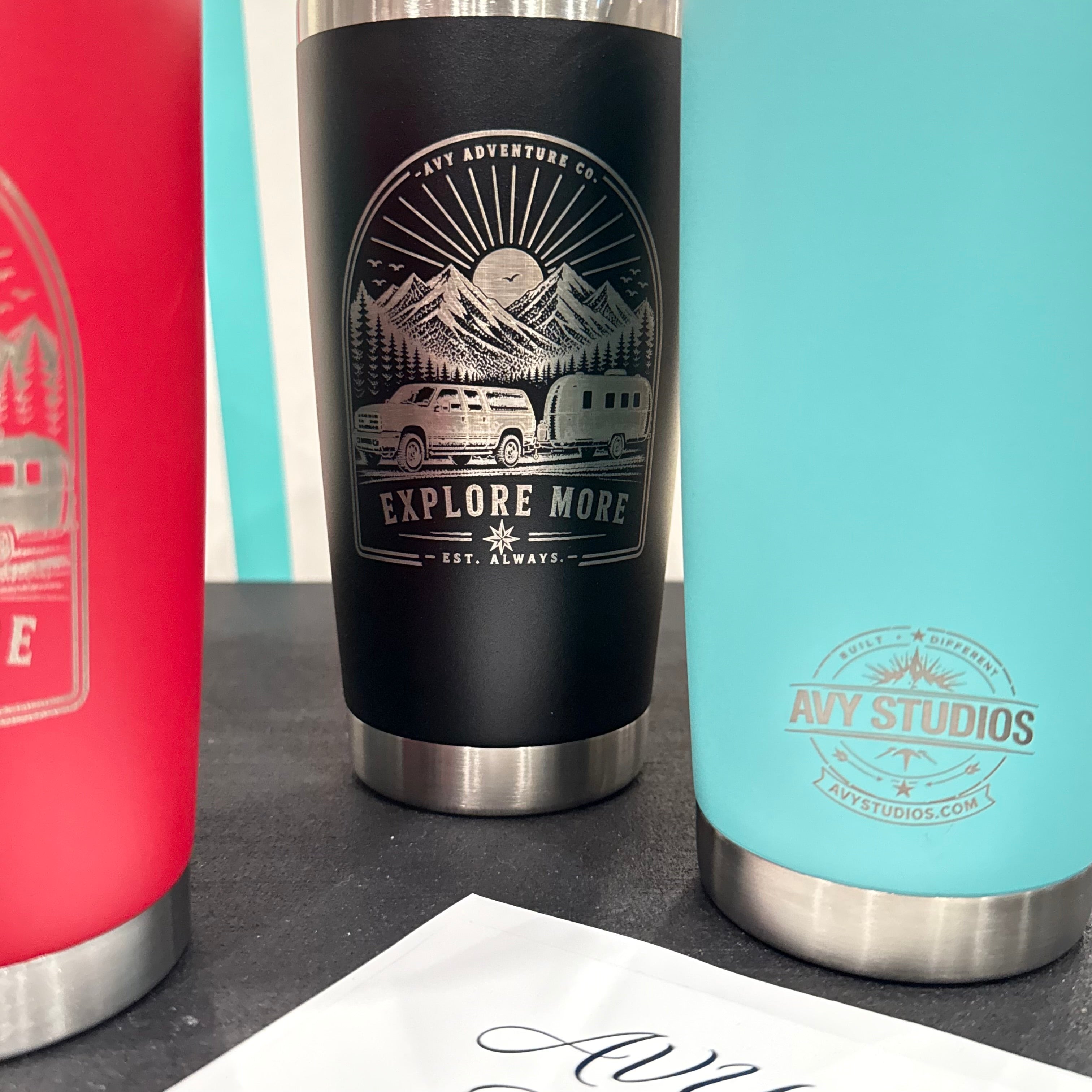 Explore More | 20 oz Laser Engraved Adventure Tumbler
