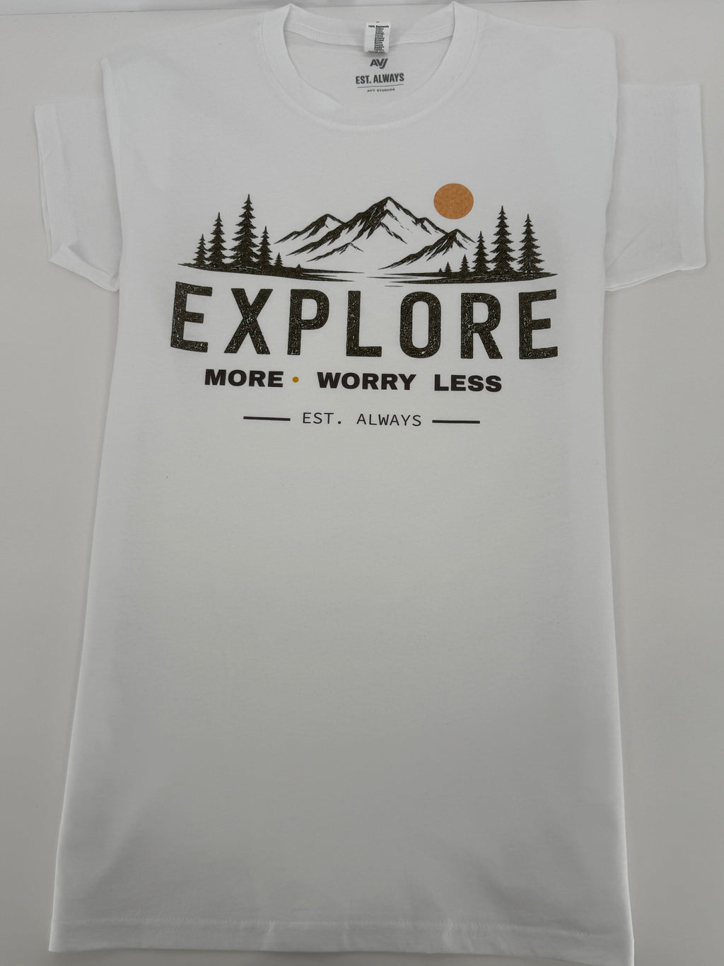 Explore More. Worry Less. Tee