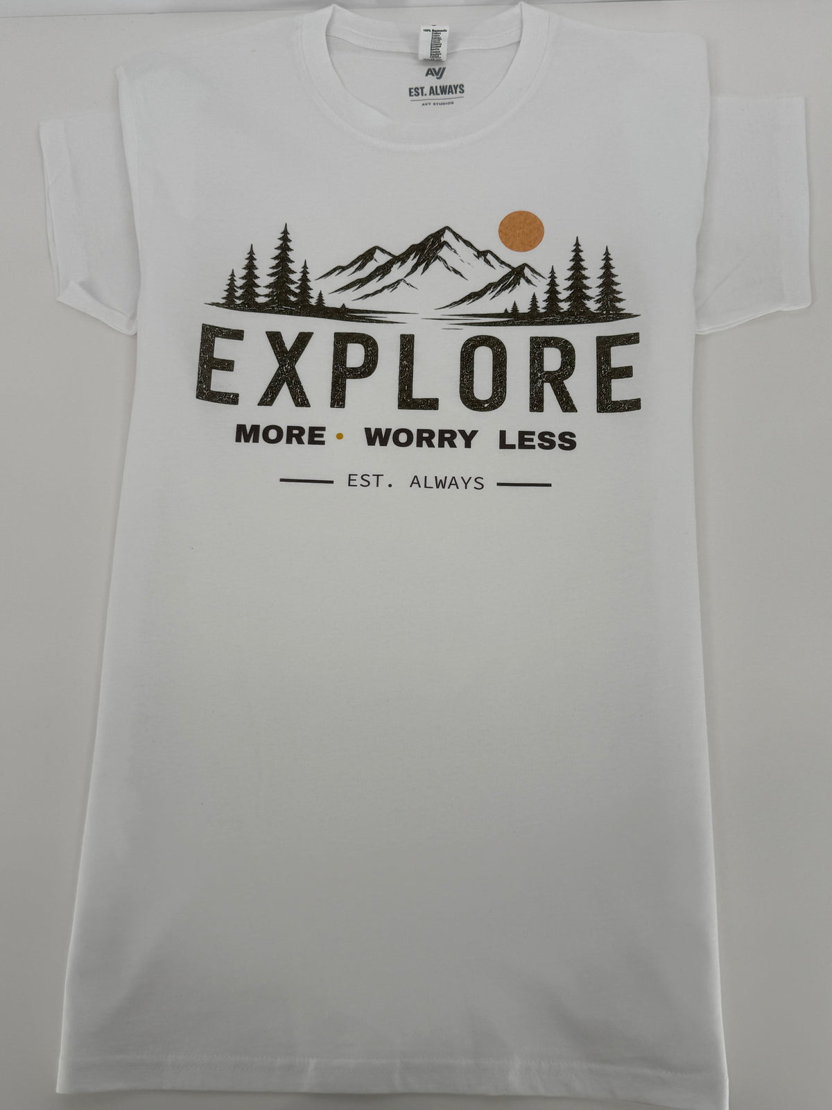 Explore More. Worry Less. Tee