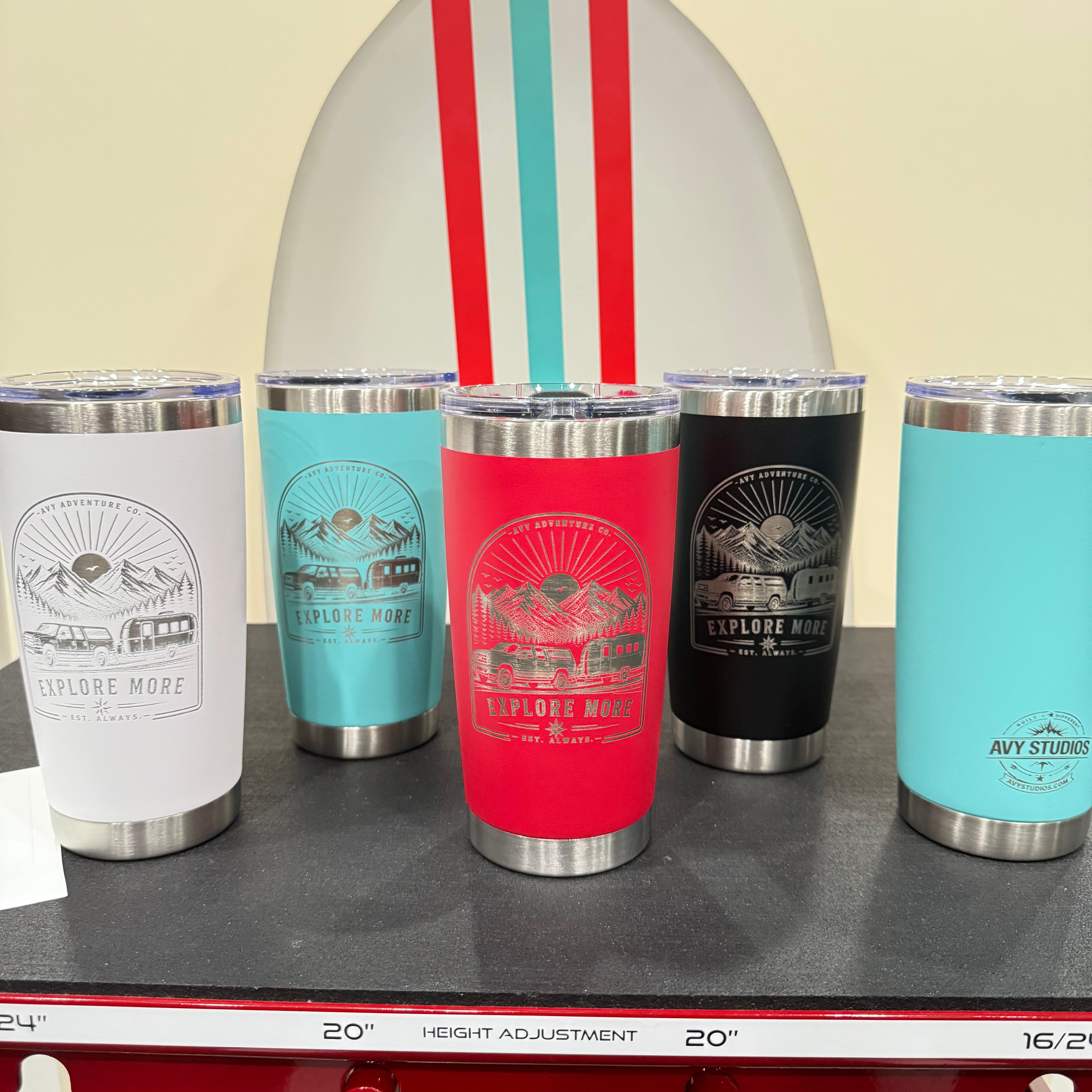 Explore More | 20 oz Laser Engraved Adventure Tumbler