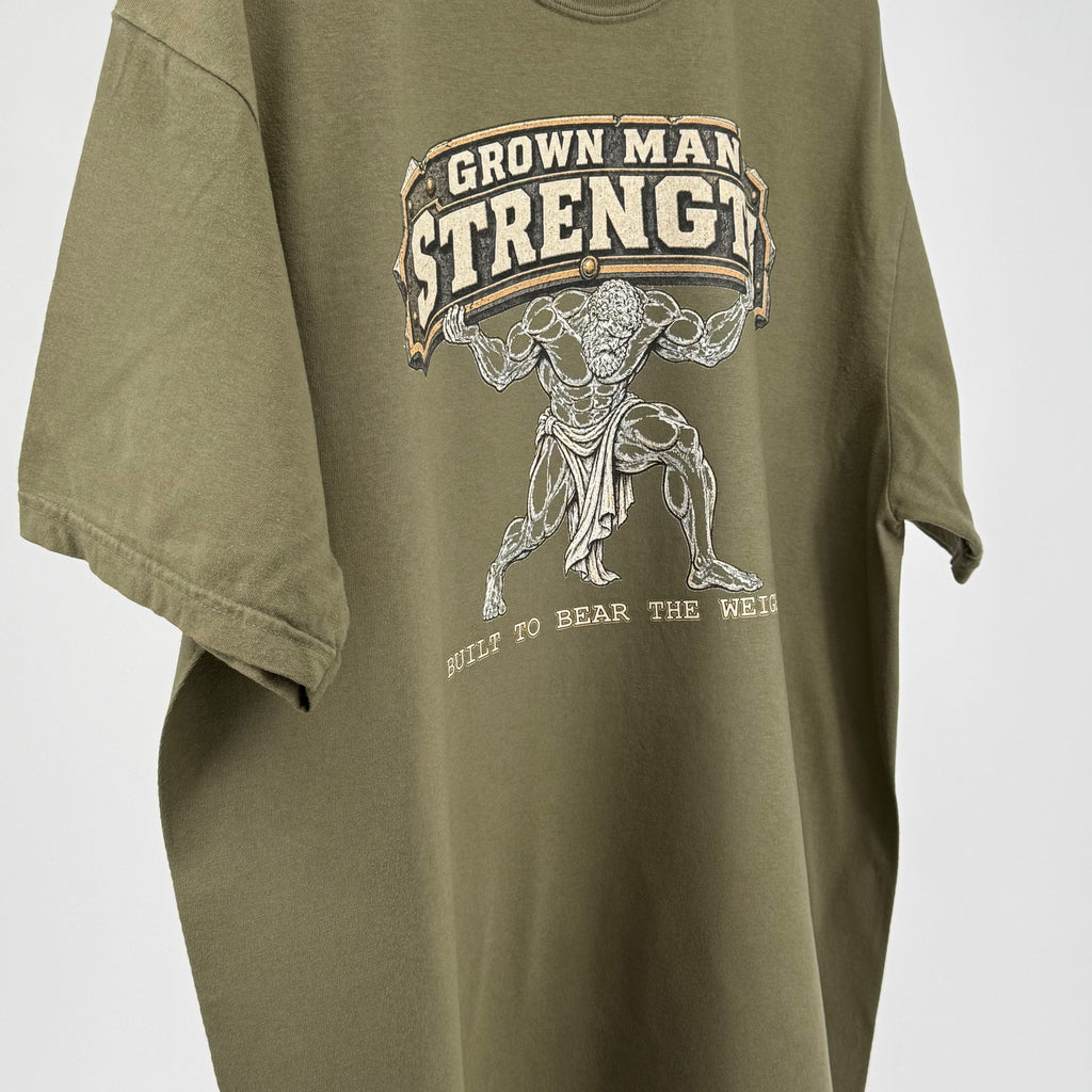 Grown Man Strength – Built to Bear the Weight Tee
