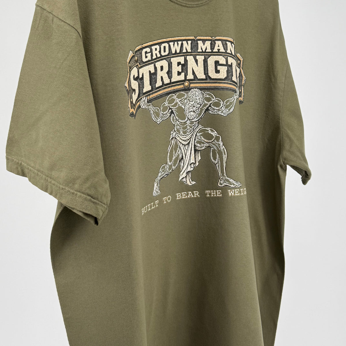 Grown Man Strength – Built to Bear the Weight Tee