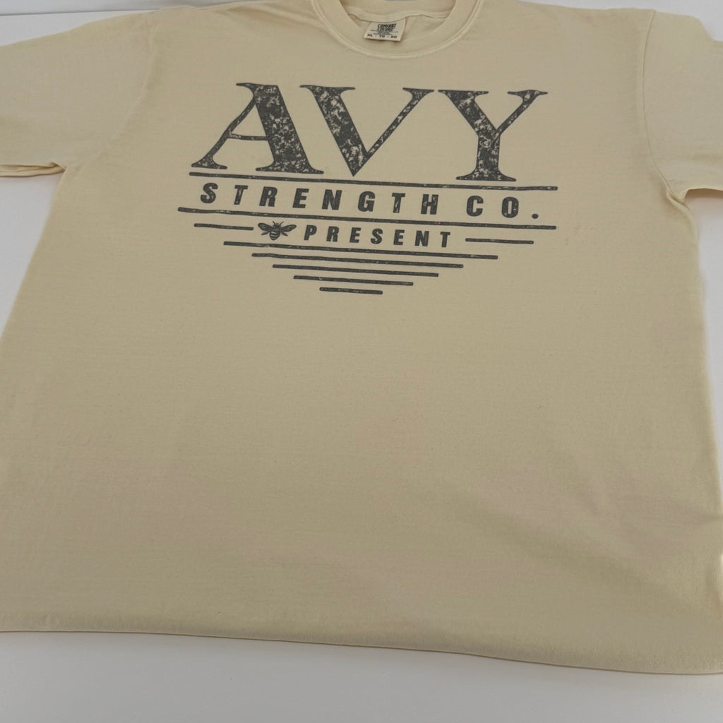 AVY Strength Co. – Heritage Tee (Ecru)