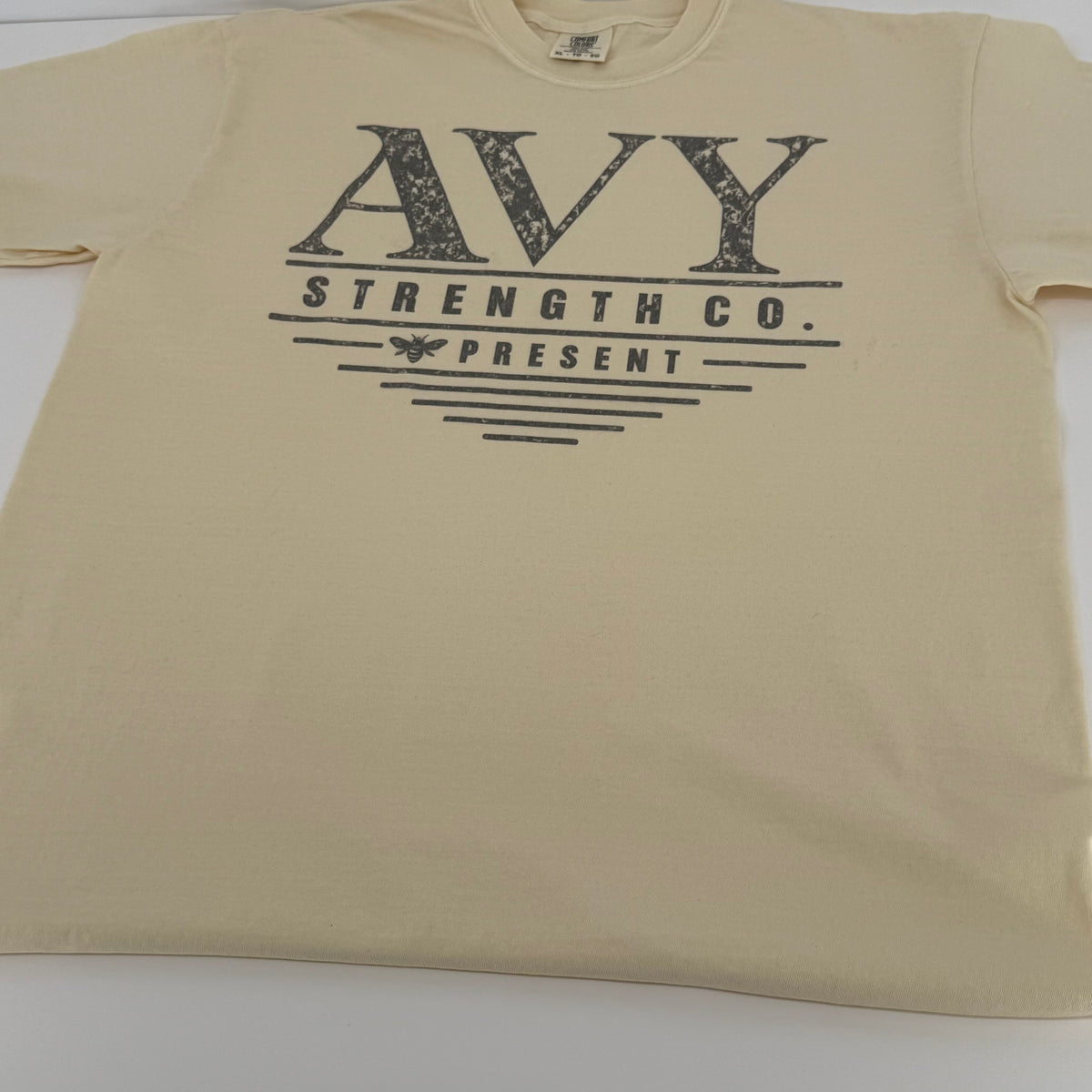 AVY Strength Co. – Heritage Tee (Ecru)