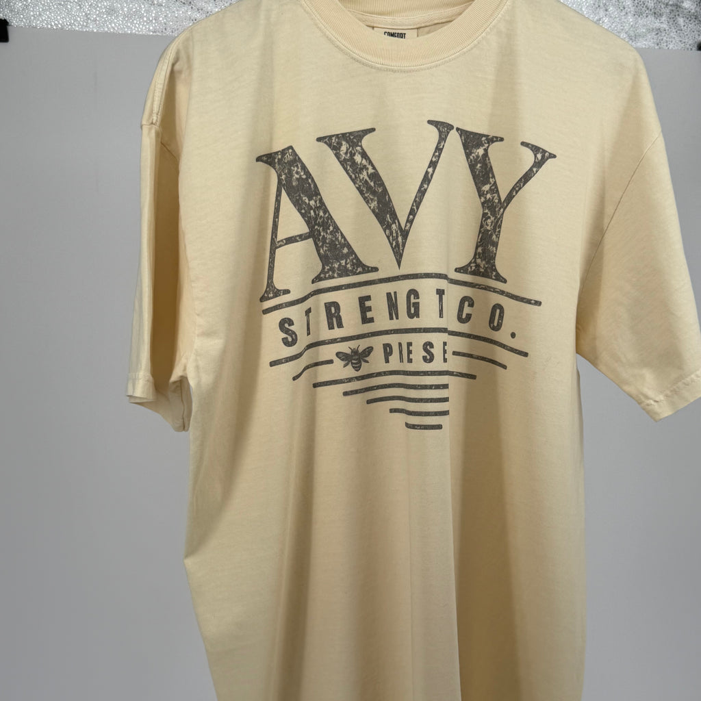 AVY Strength Co. – Heritage Tee (Ecru)