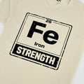 Premium Fe Strength Vintage T-Shirt – Built Different Gym Shirt | Black & Bone