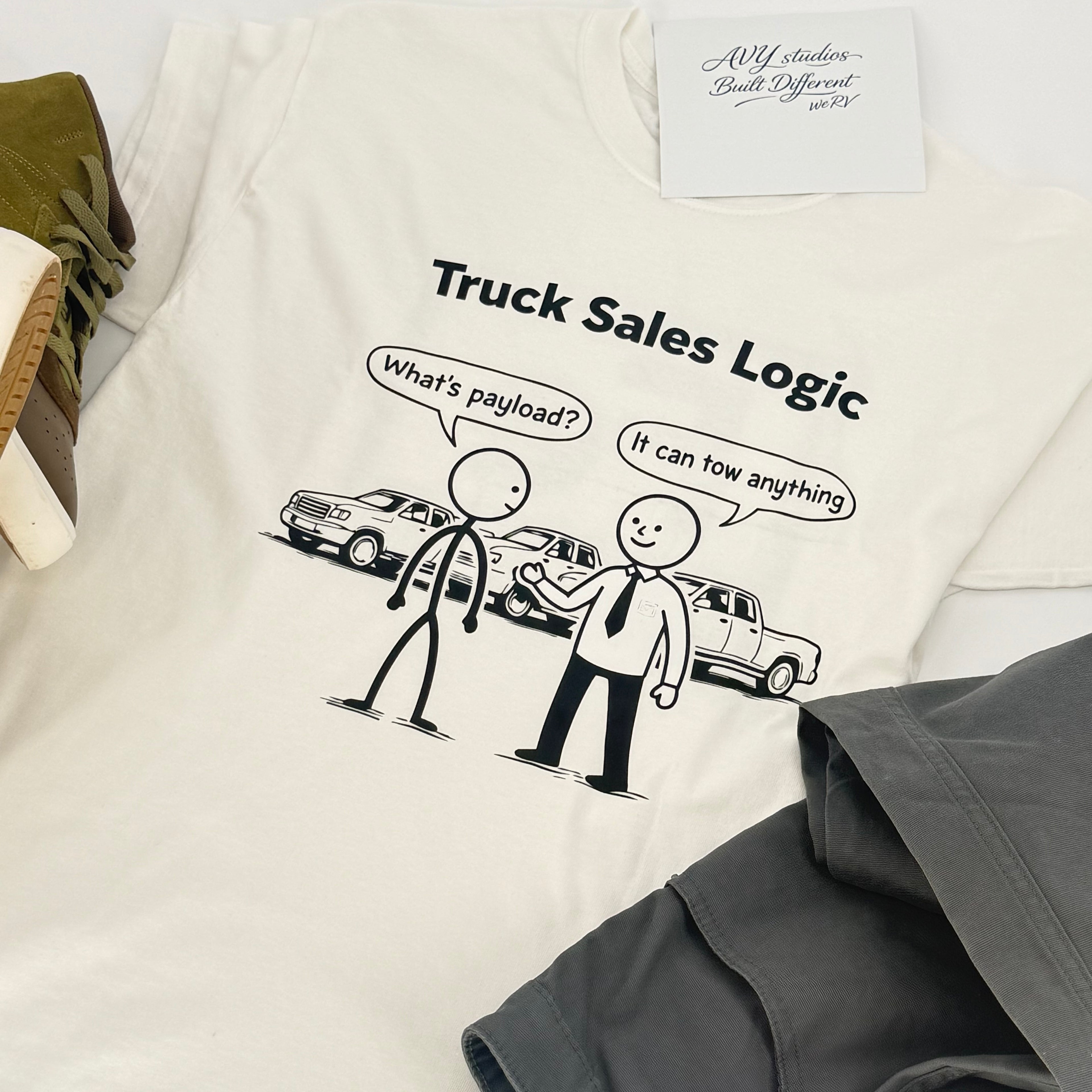 Truck Sales Logic T-Shirt – Funny Towing & Truck Life Tee