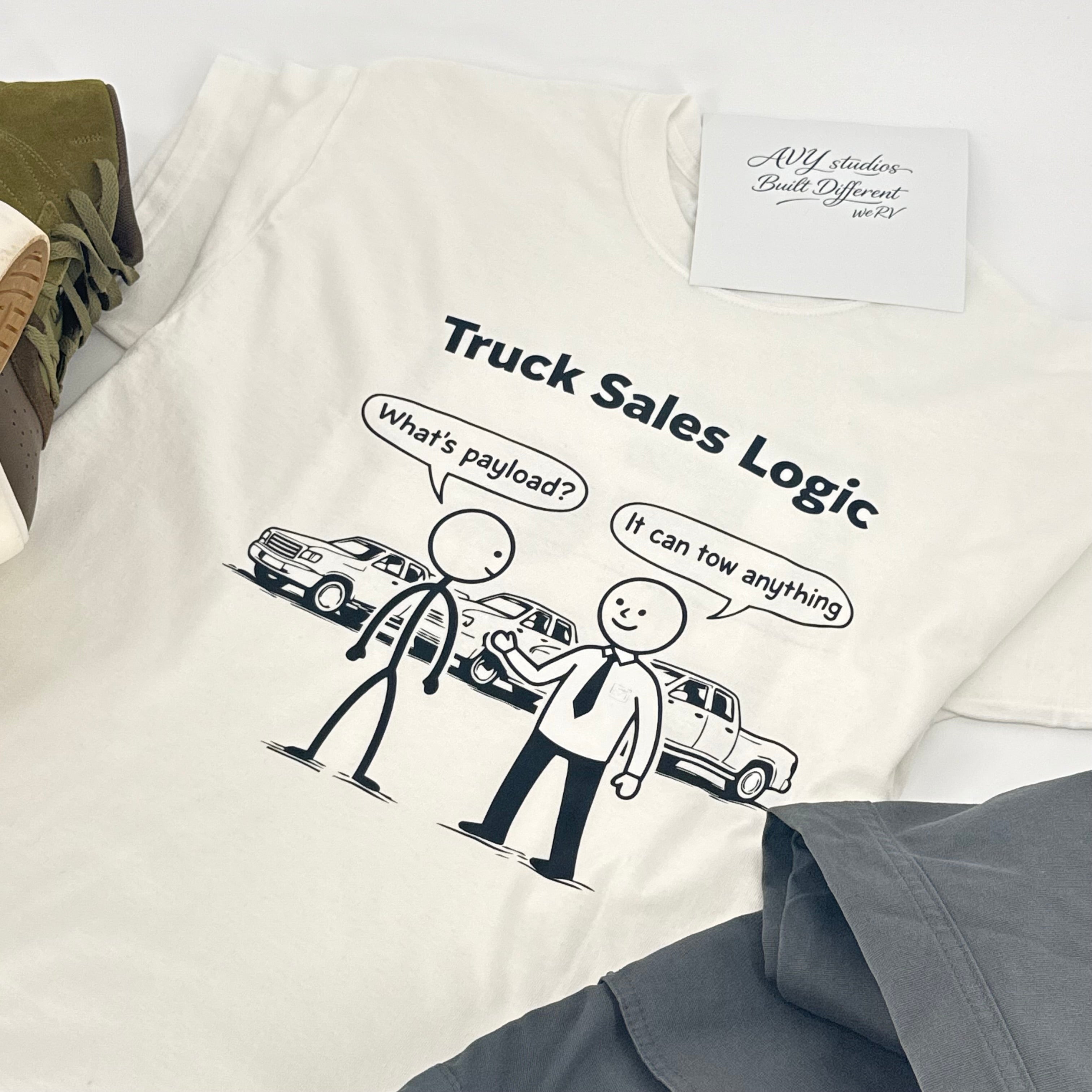 Truck Sales Logic T-Shirt – Funny Towing & Truck Life Tee