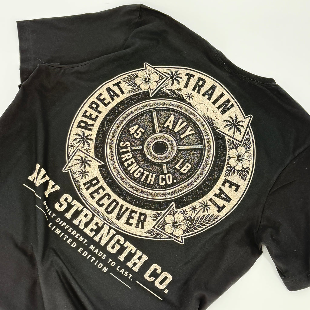 Avy Studios Built Different - AVY Strength Co. Vintage Tropical Tee
