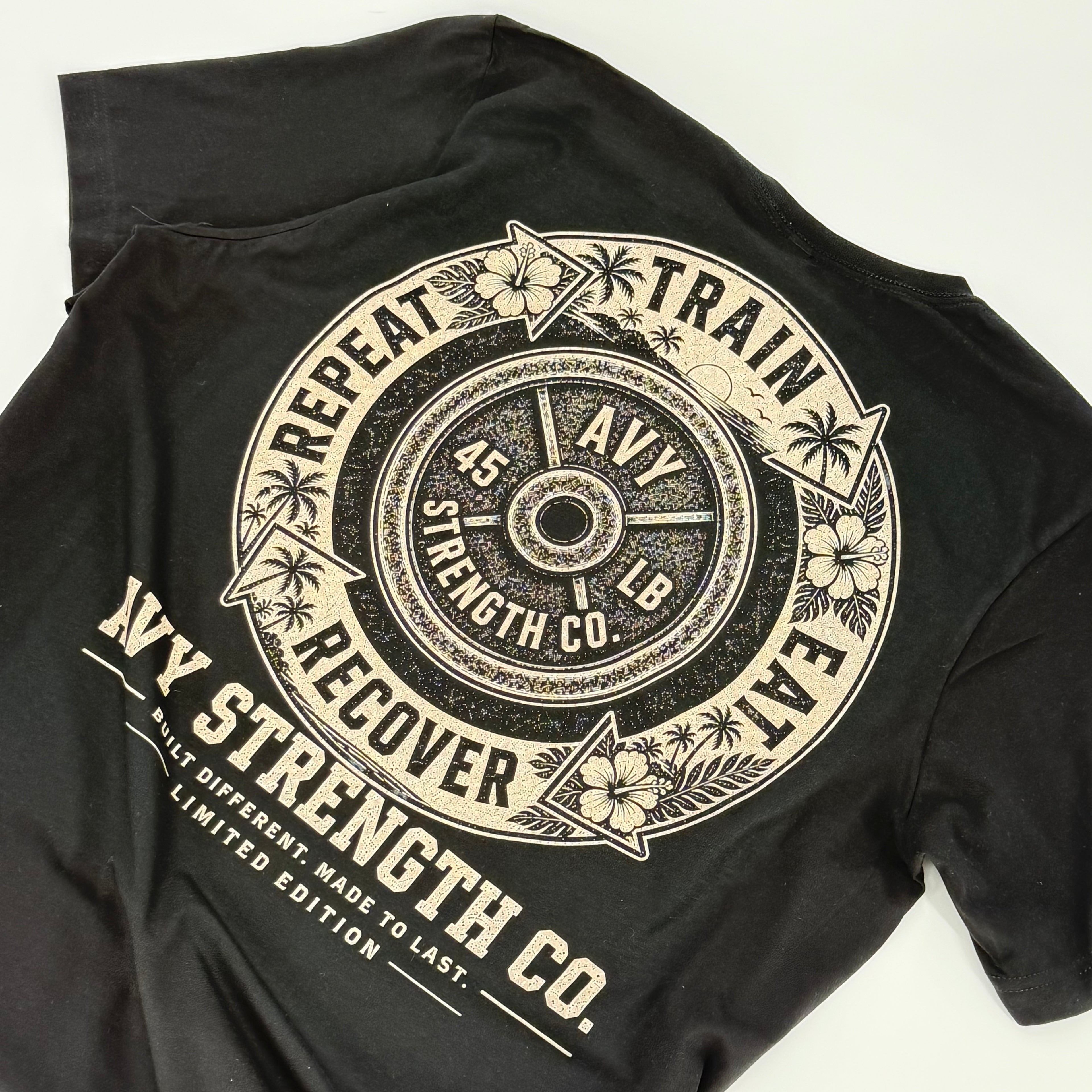 Avy Studios Built Different - AVY Strength Co. Vintage Tropical Tee