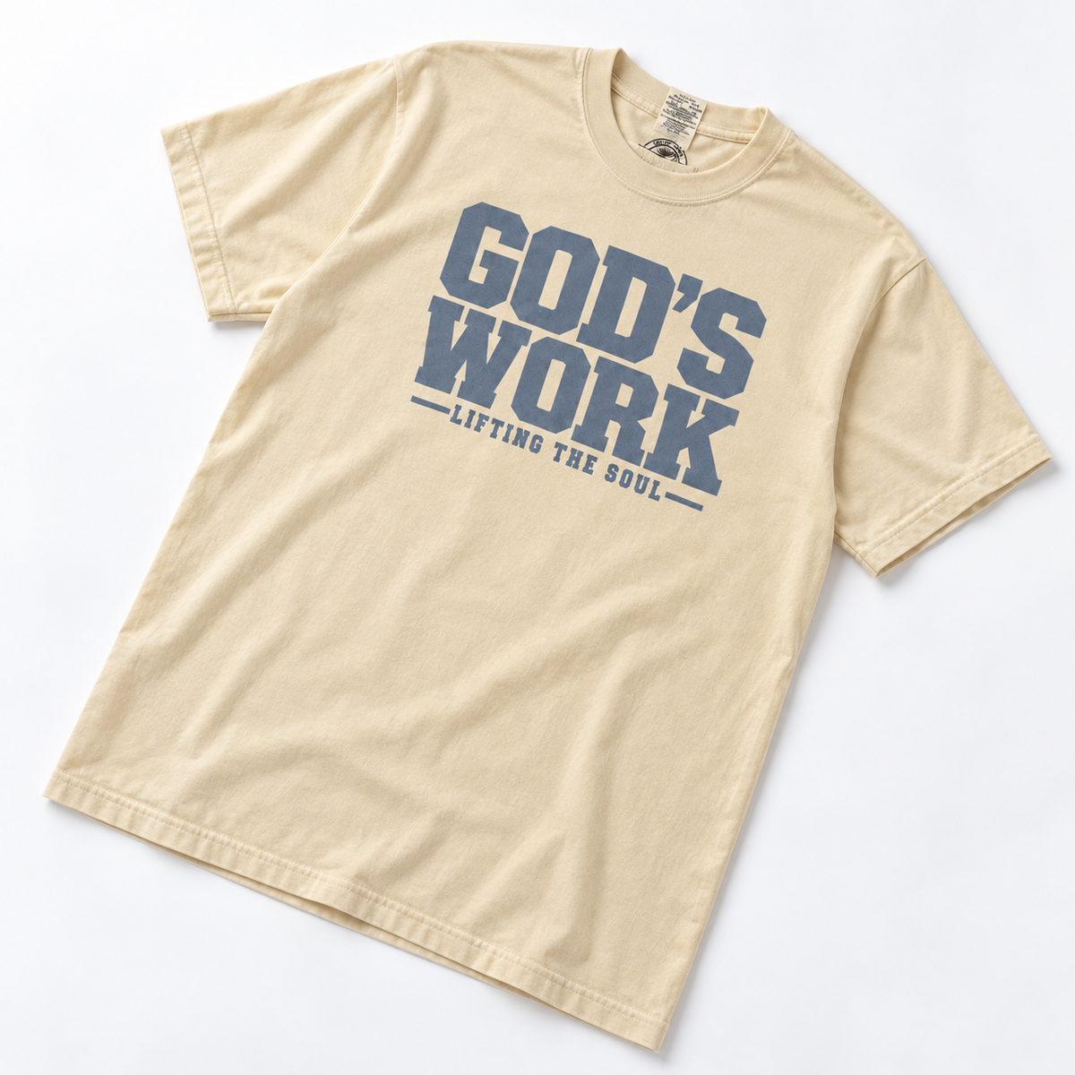 AVY Strength Co. God’s Work Heavyweight Tee | Ivory