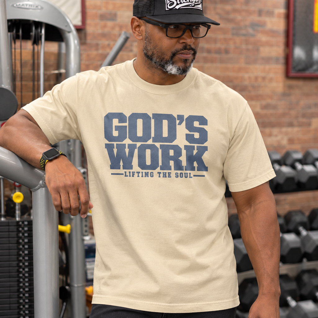AVY Strength Co. God’s Work Heavyweight Tee | Ivory