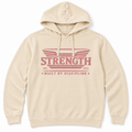 AVY Strength Co. Built by Discipline Lightweight Hoodie | Ivory