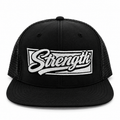 AVY Strength Co. Embroidered Snapback Cap | Black