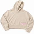 AVY Strength Co. Women’s Embroidered Crop Hoodie | Bone