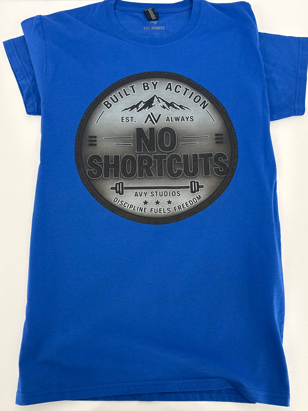 No Shortcuts – Built by Action Tee