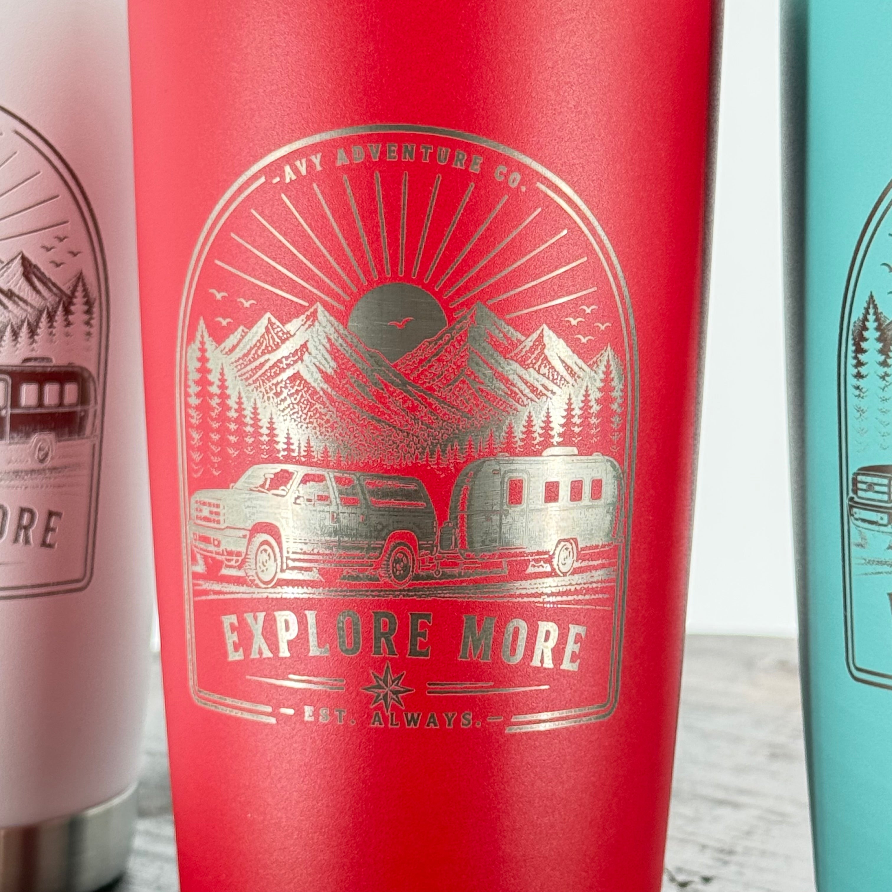 Explore More | 20 oz Laser Engraved Adventure Tumbler