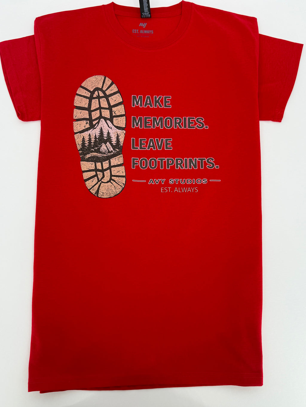 Make Memories. Leave Footprints. Tee